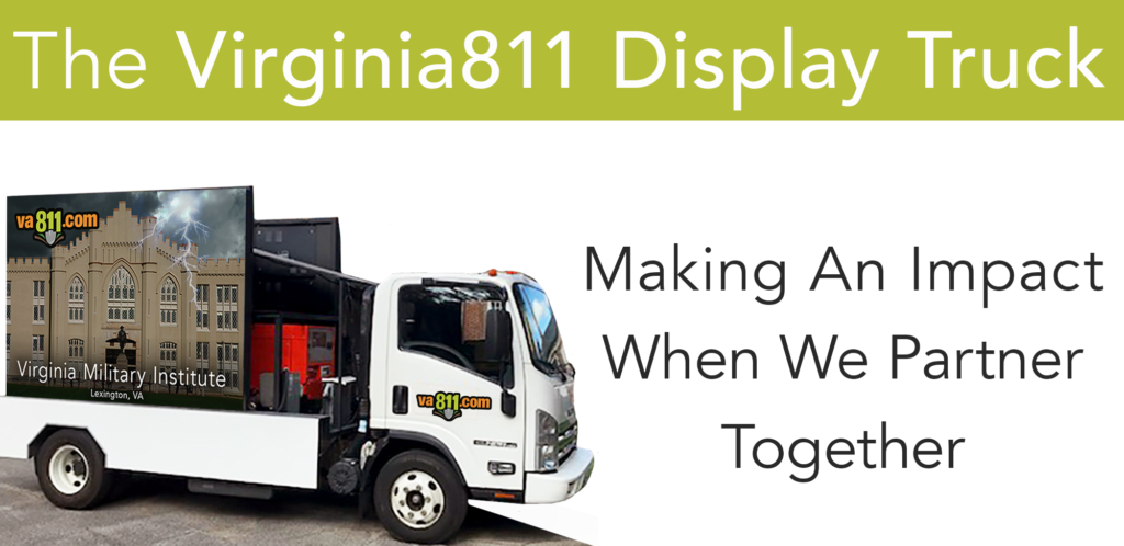 Virginia 811 display truck