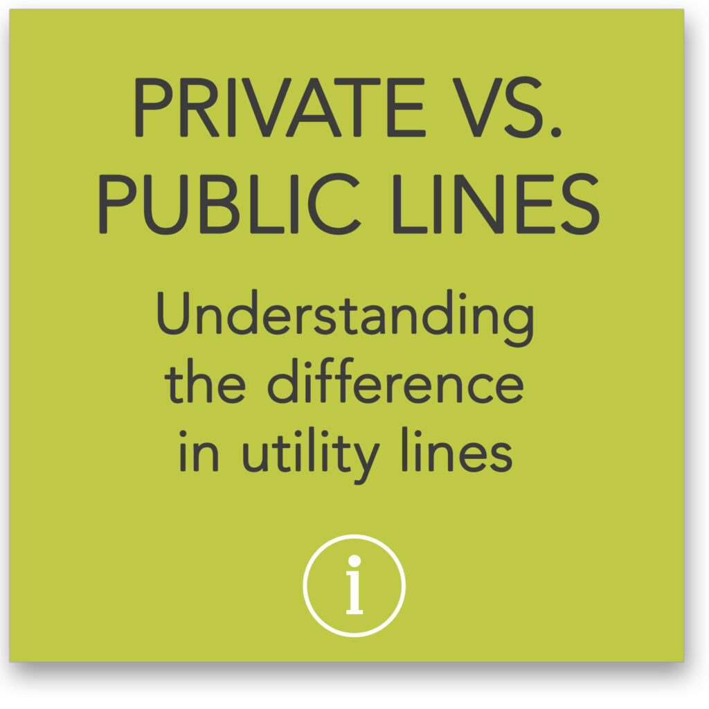 Understanding the difference in utility lines