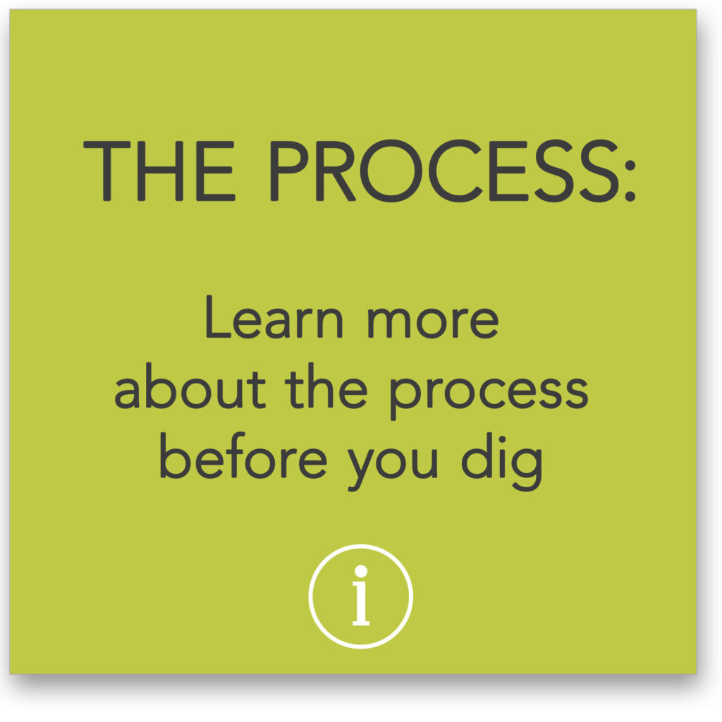 Learn about the process before you dig