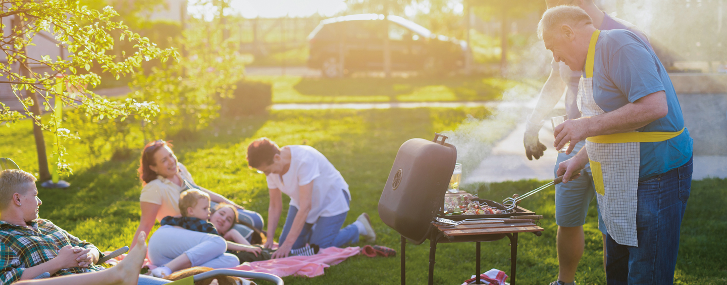 People at a cookout