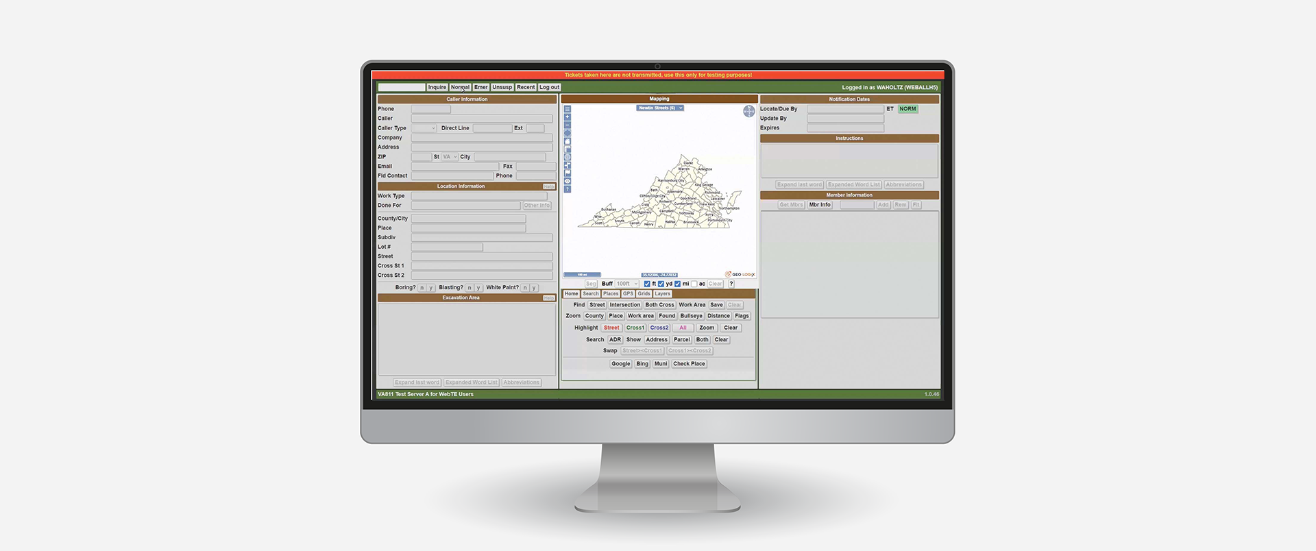 Desktop Computer with WTE Screen